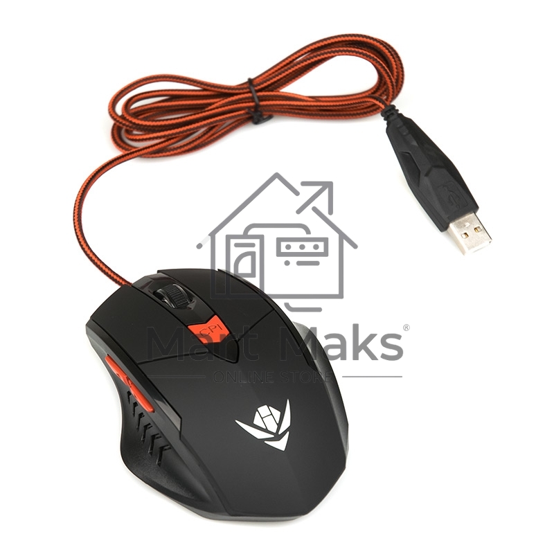 Мышь Dialog MOG-11U Nakatomi Gaming - 6 кнопок + ролик, USB,черная
