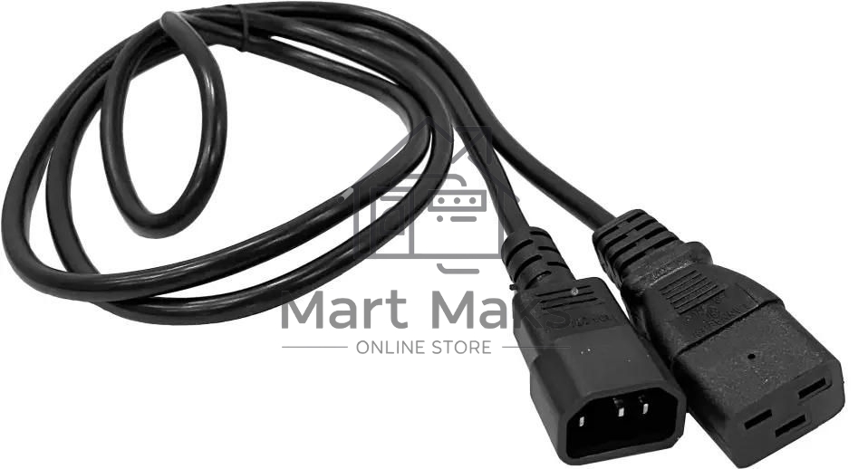 Шнур питания Lanmaster LAN-PP19/14-5.0-BK C19-С14 проводник.:3x0.75мм2 5м 220В 10А черный
