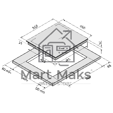 Индукционная варочная поверхность Krona MYSTERIUM max ih 45 GR графит