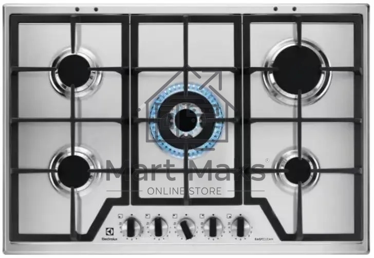 Газовая варочная поверхность Electrolux KGS75362XX независимая, нержавеющая сталь