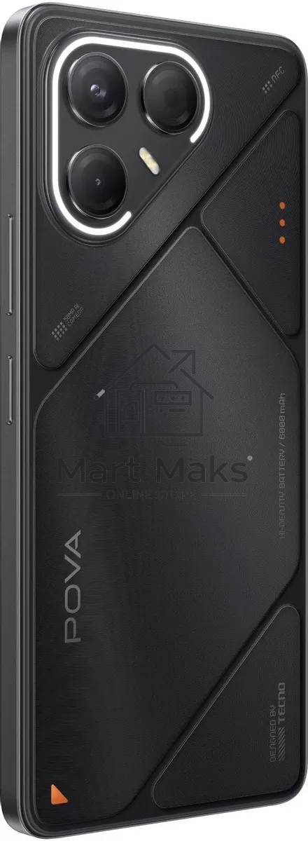 Смартфон Tecno Pova 7 5G LJ7, 8/256Gb, черный