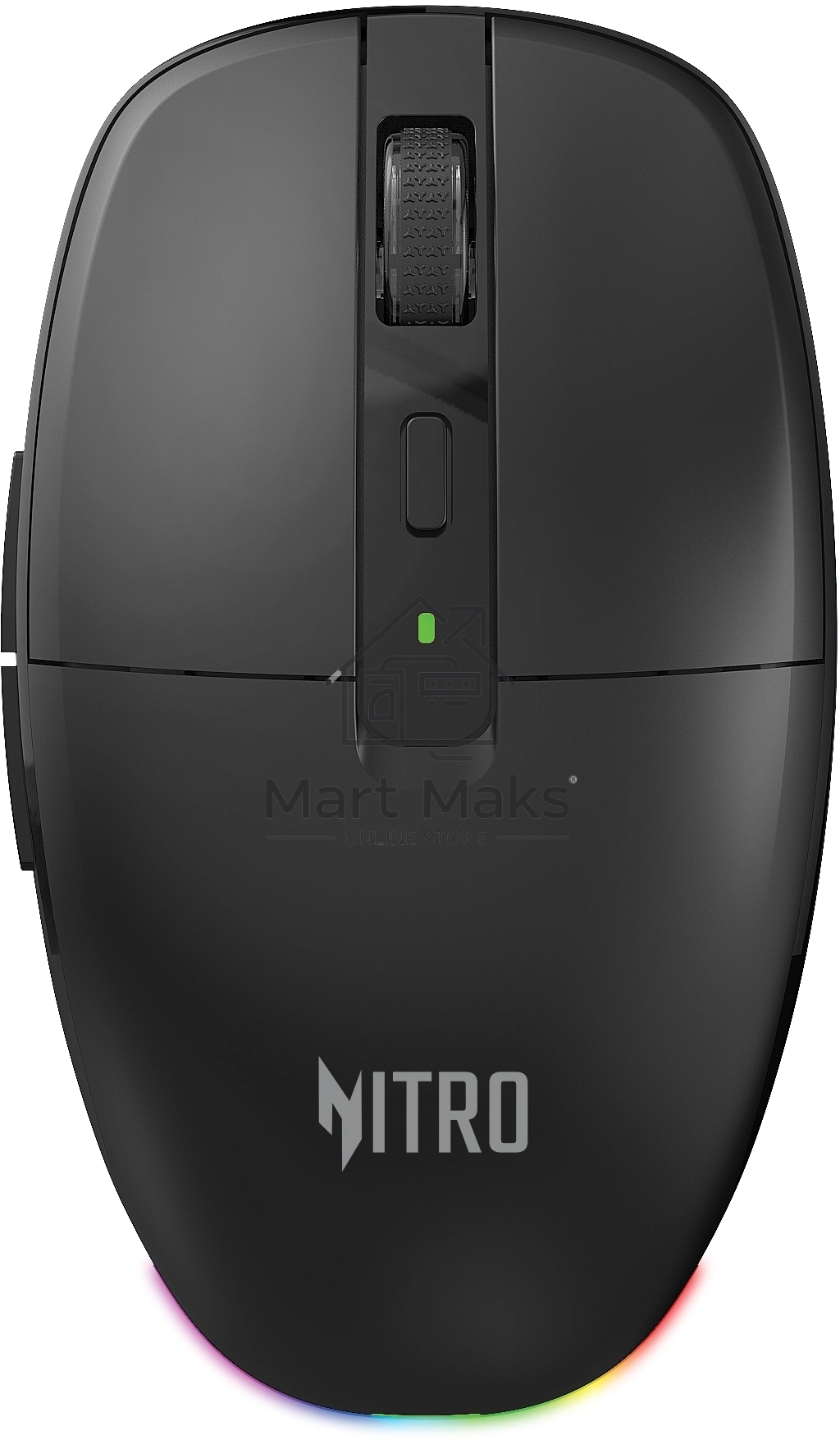 Мышь беспроводная Acer Nitro OMR400 черный, 3200 dpi, радиоканал, Bluetooth, USB, кнопки - 6