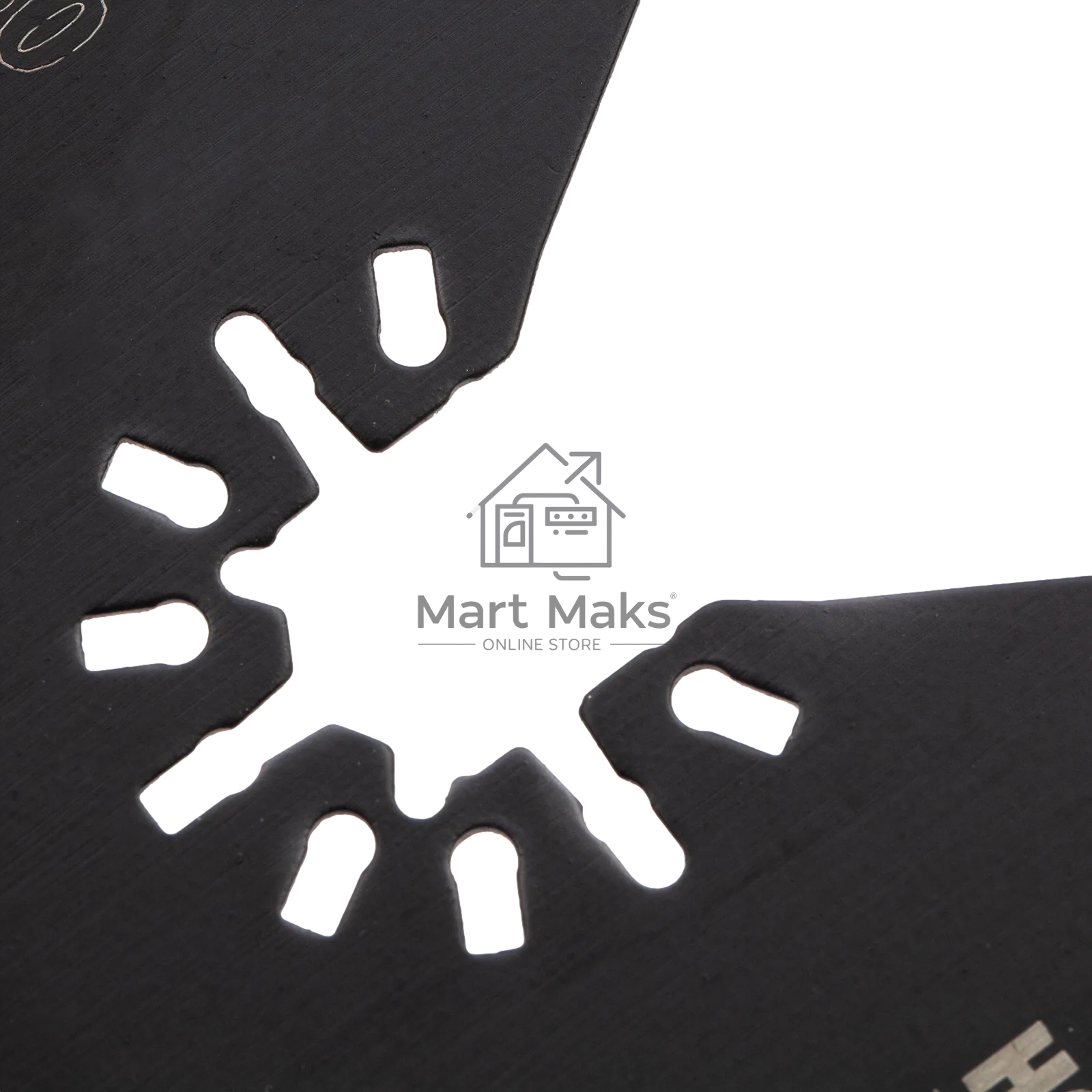 Насадка для МФИ Denzel отрезная полукруг., HSS, по металлу и дереву, 80 х 1,2 мм, мелкий зуб