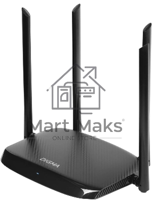 Роутер беспроводной Digma DWR-AC1202 AC1200 10/100/1000BASE-TX черный