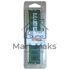 Оперативная память Qumo, DDR3, 4GB (1x4 GB), 1600 MHz, CL11, DIMM