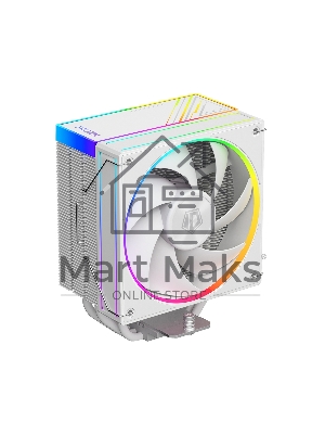 Кулер ID-Cooling Frozn A410 ARGB Wh белый 120мм алюминий/медь 2000rpm 30db 4-pin 220W 152мм