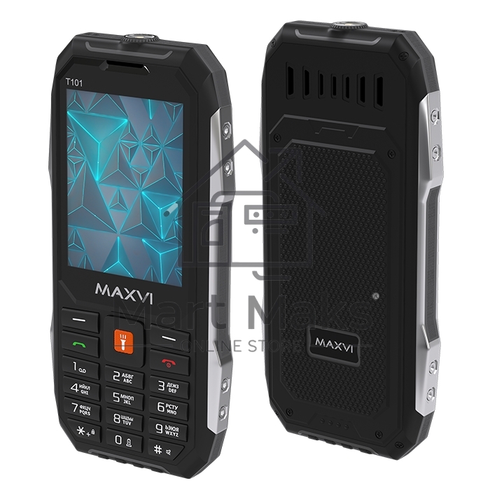 Мобильный телефон Maxvi T101 черный