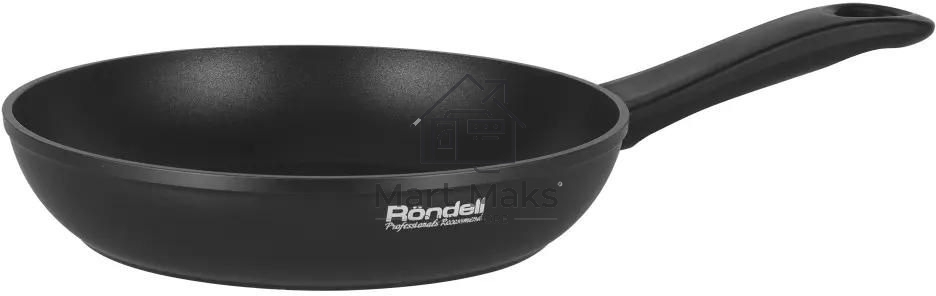 Сковорода Rondell Invictus RDA-1364, 24см, без крышки, черный
