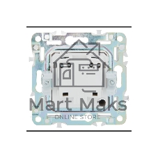 Розетка IEK SKANDY SK-R02G 10А графит без заземл. без защ. шторок SK-R10-10-K53