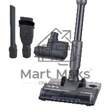 Пылесос вертикальный Polaris PVCS-4010 серый, питание от аккумулятора, 150 Вт, уборка суxая/влажная, пылесборник 0.45 л