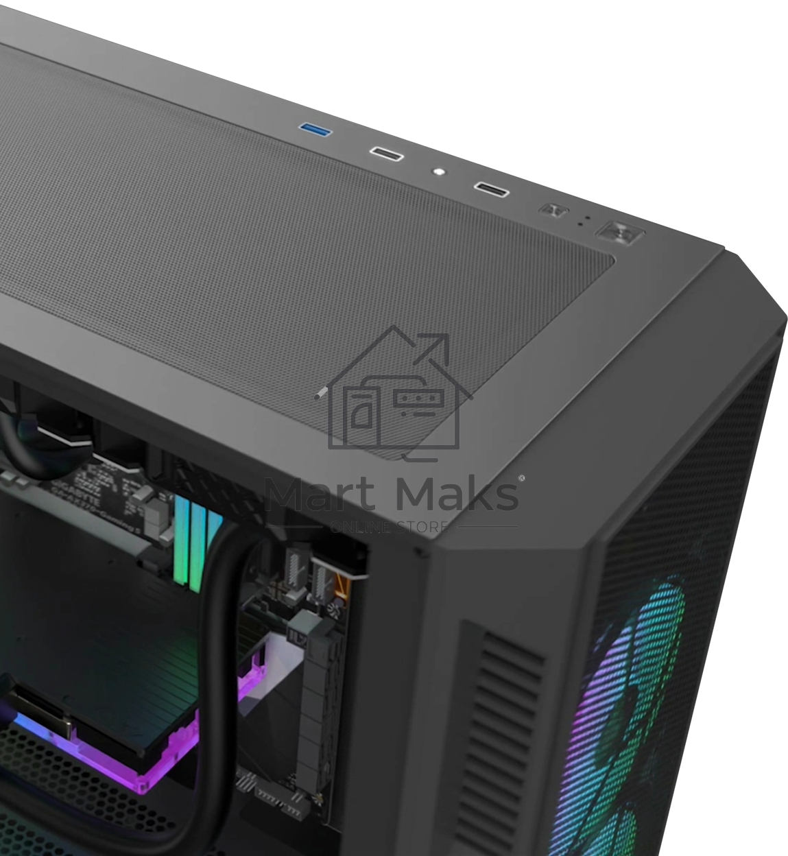 Компьютерный корпус без блока питания ARCADIA III MS4 PC Case