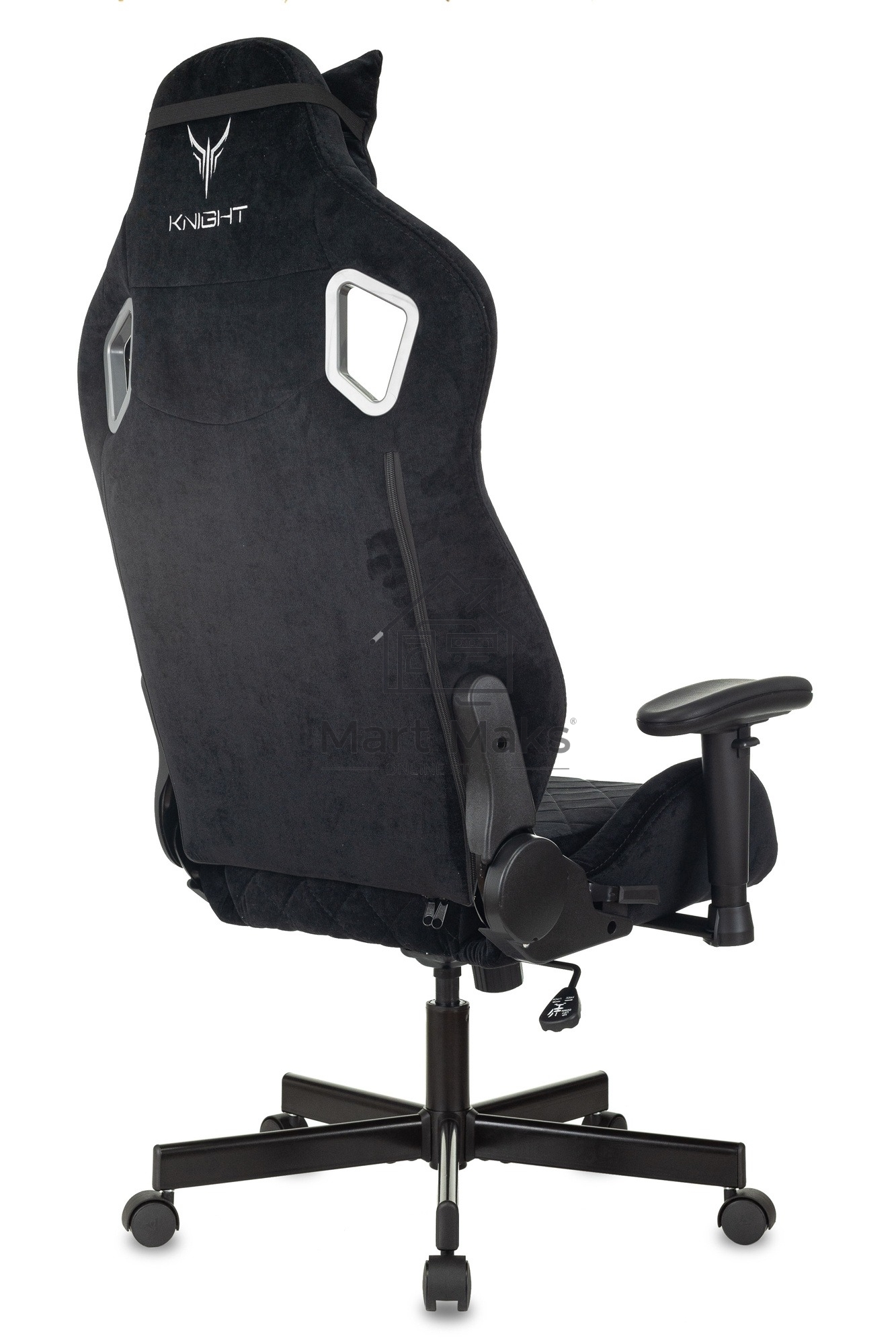 Кресло игровое Бюрократ Knight Outrider Light-20 черный с подголов. крестовина металл