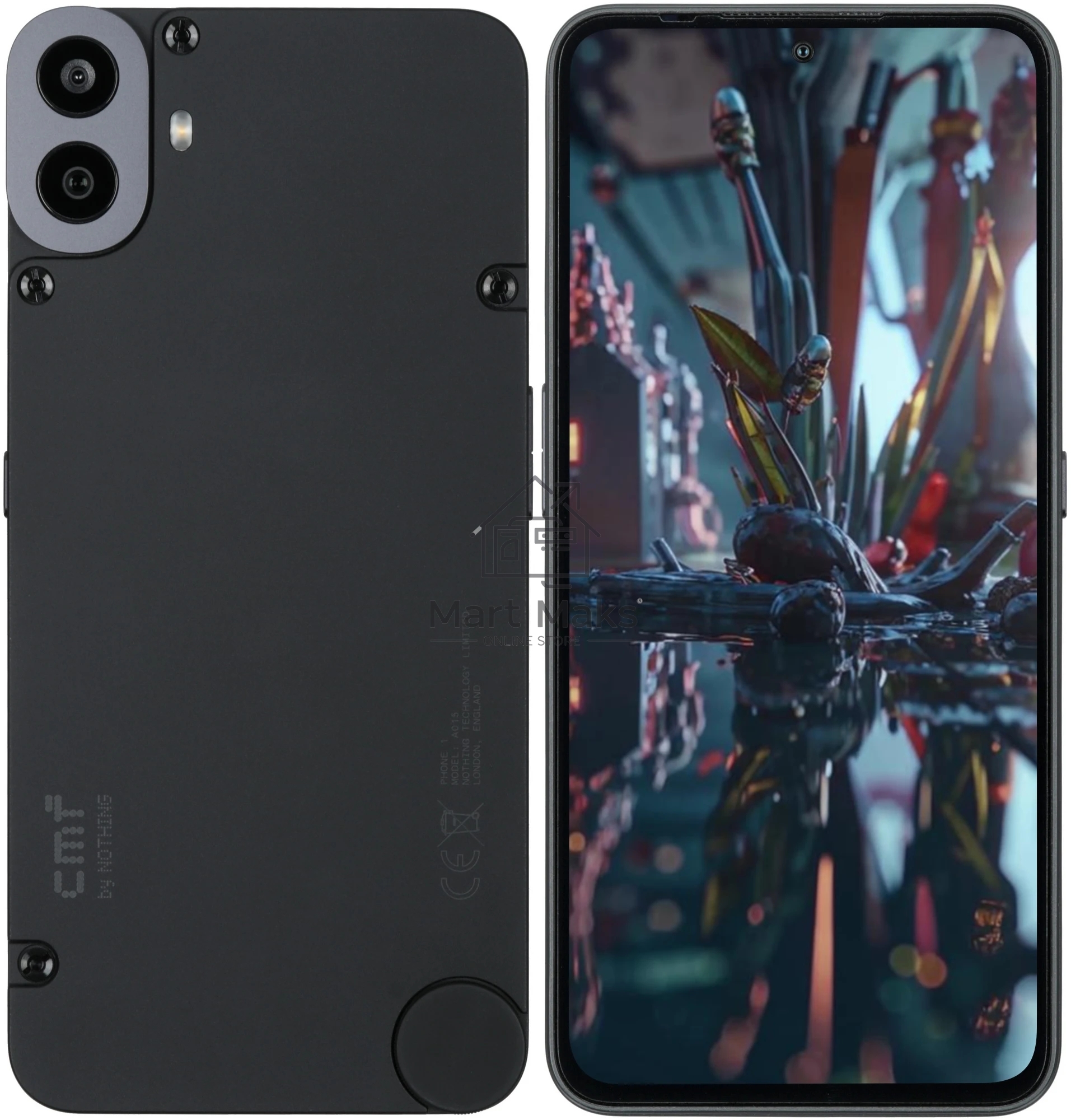 Смартфон Nothing Phone 1 EU, 8/128Gb, черный