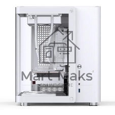 Компьютерный корпус без блока питания JONSBO TK-1, Mini-Tower, TG, no fan, 1xUSB-A 3.2 + 1xUSB-C 3.2, mATX, mITX White