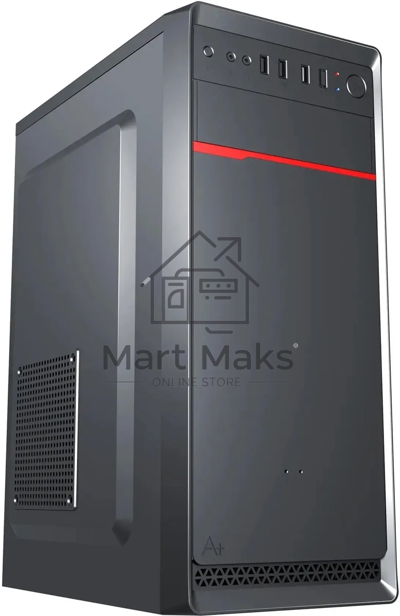 Компьютерный корпус Digma DCC-MD302 черный без БП ATX 1x80mm 3x120mm 2xUSB2.0 2xUSB3.0 audio