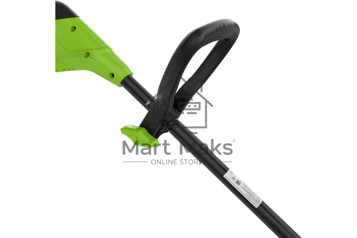 Триммер Greenworks 25см, авт., 24V, с АБ 2 А.ч. и ЗУ слайдер 2,0А  2107207SA