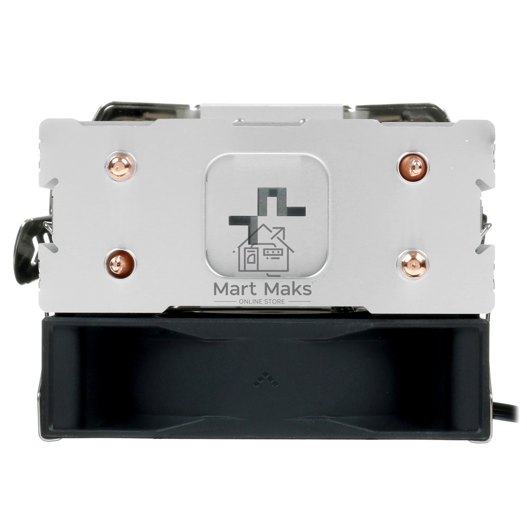 Кулер для процессора DEEPCOOL AG200 черный, 92 мм, алюминий/медь, 3050 об/мин, 30.5 дБ, 4 pin, 100 Вт, 133 мм