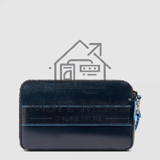 Клатч мужской Piquadro Blue Square AC6901B2R/BLU2 темно-синий натур.кожа