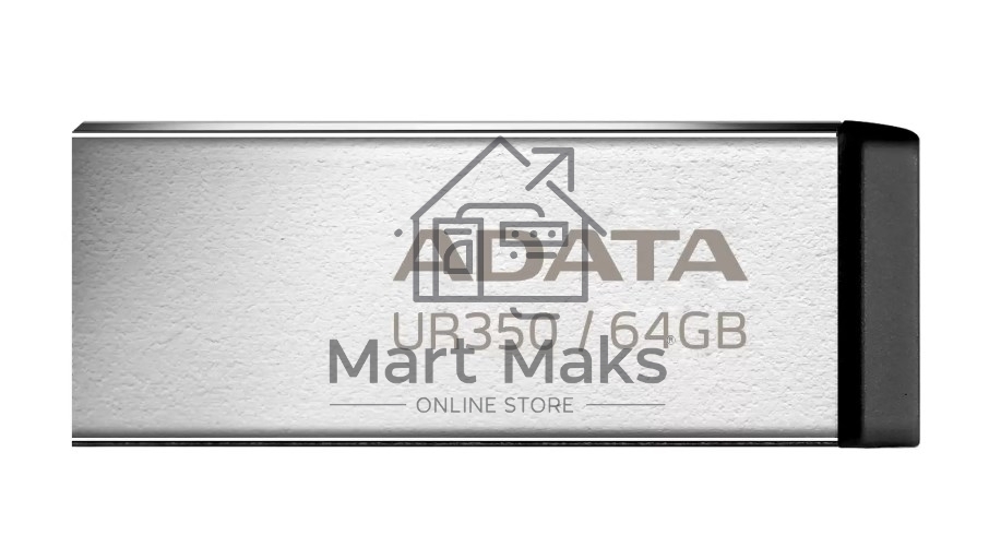 Флешка USB R/W ADATA UR350-64G-RSR/BK USB3.2 64G черный