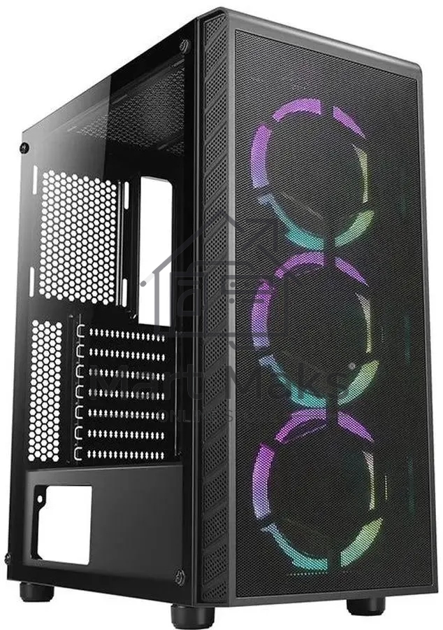 Компьютерный корпус Azza Prime 360E черный без БП ATX 5x120mm 2x140mm 2xUSB3.0 audio bott PSU
