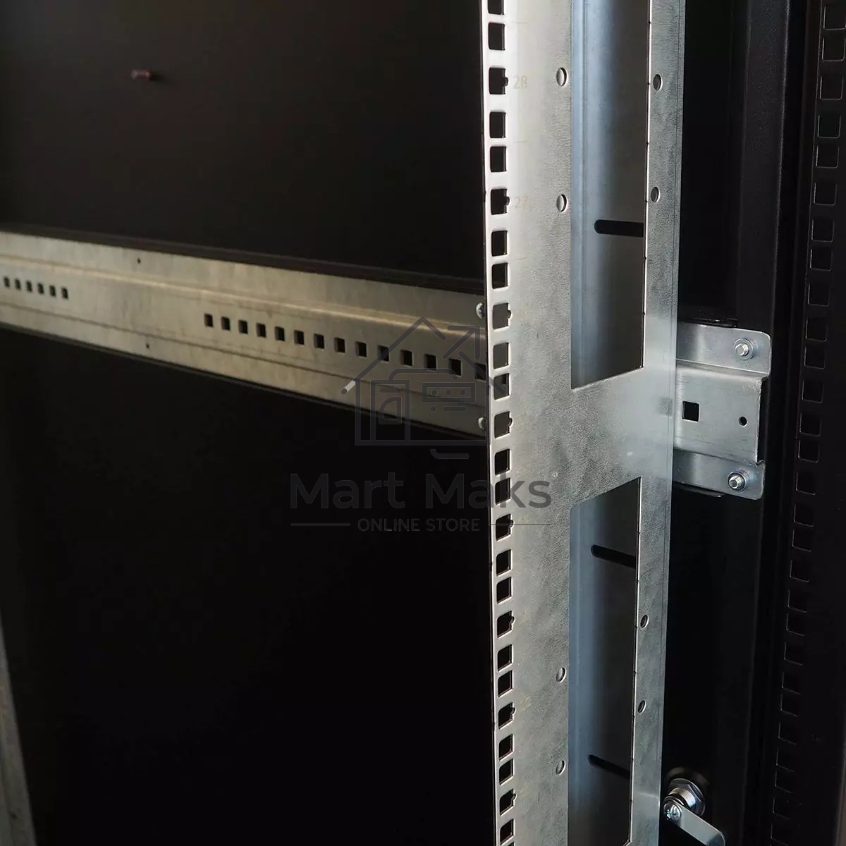 Шкаф серверный напольный 42U (800 1200) двойные перфорированные двери 2 шт.
