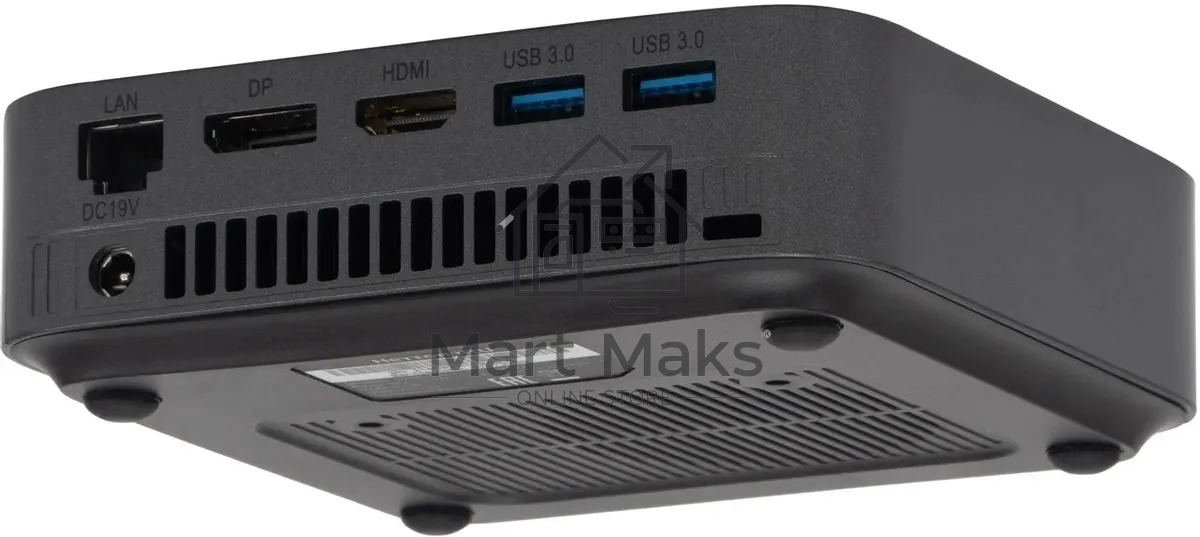 Неттоп IRU 310TLCN i3 1115G4 (3.3) 8Gb SSD256Gb Iris Xe Windows 11 Professional GbitEth черный (1975168)