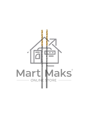 Сверло спиральное по металлу Denzel 2 х 86 мм Р6М5, Golden Tip, удлиненное, 2 шт.