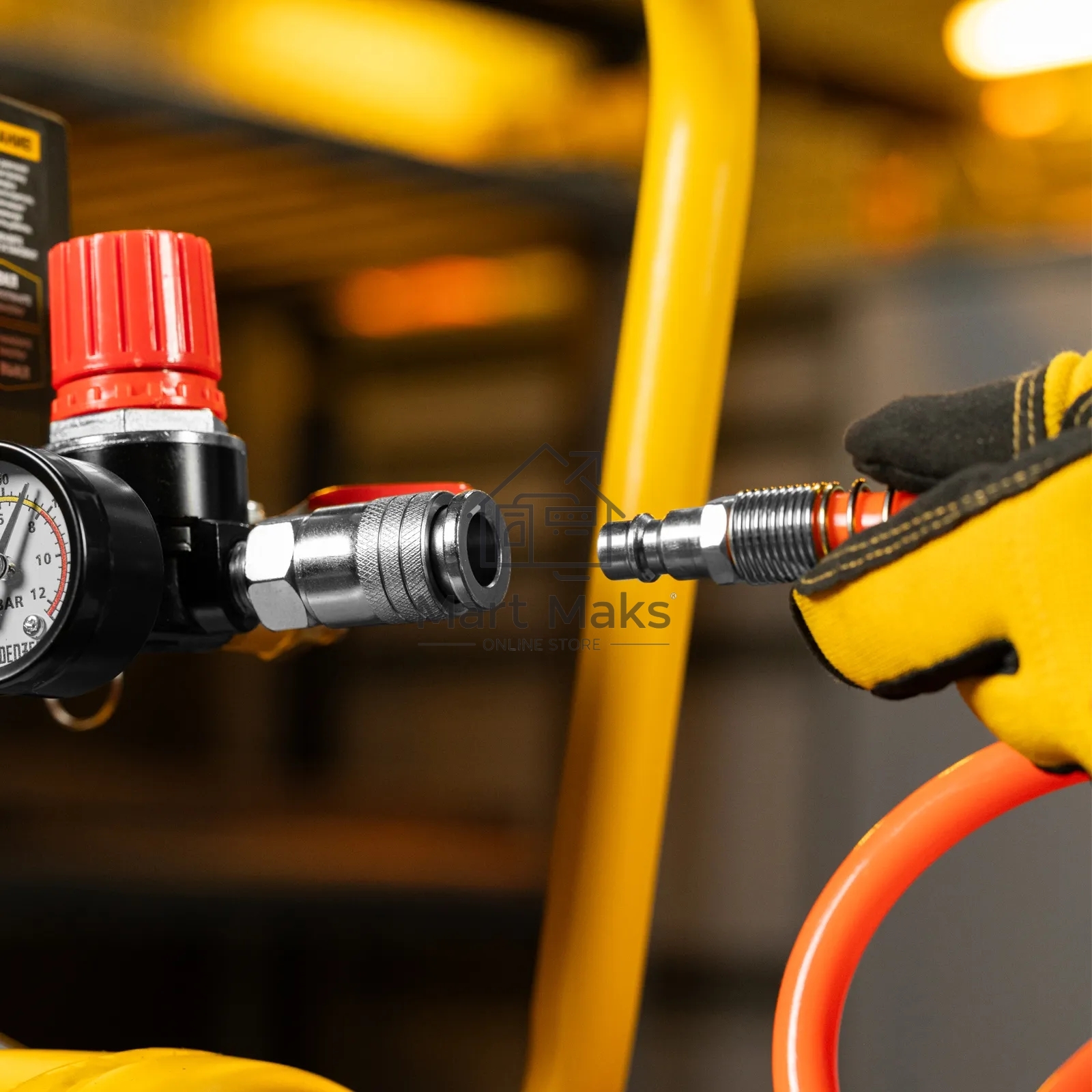 Компрессор безмасл. малошумный Denzel DLP-950/24, 950 Вт, 24 л, 2850 об/мин, 170 л/мин