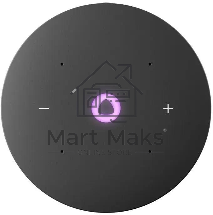 Умная колонка Яндекс Станция Мини 3, 12Вт, компактная, 1 динамик, часы, управление умным домом, Wi-Fi, Bluetooth 5.0, Алиса, серый