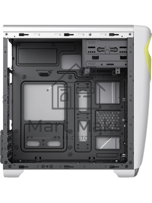 Компьютерный корпус GameMax Cute OWL W-Y без БП (Midi Tower, ATX, Бело-желтый, 1*USB 3.0 + 2*USB 2.0, 2*120мм)