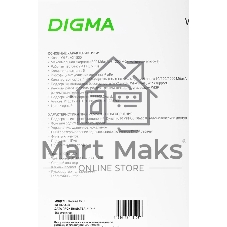Роутер беспроводной Digma DWR-AX1501 AX1500 10/100/1000BASE-TX черный (упак.:1шт)
