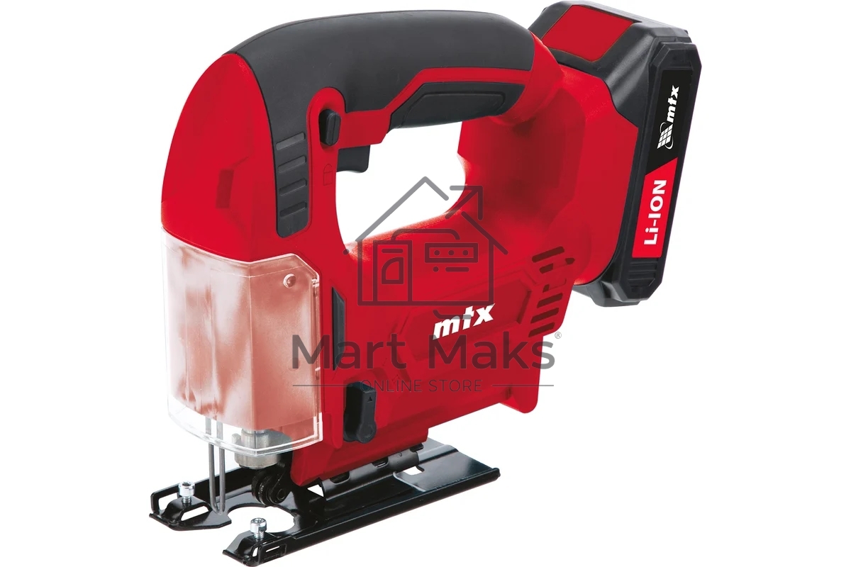 Лобзик электрический аккумуляторный MTX CJB-20-65, Li-Ion, 20 В