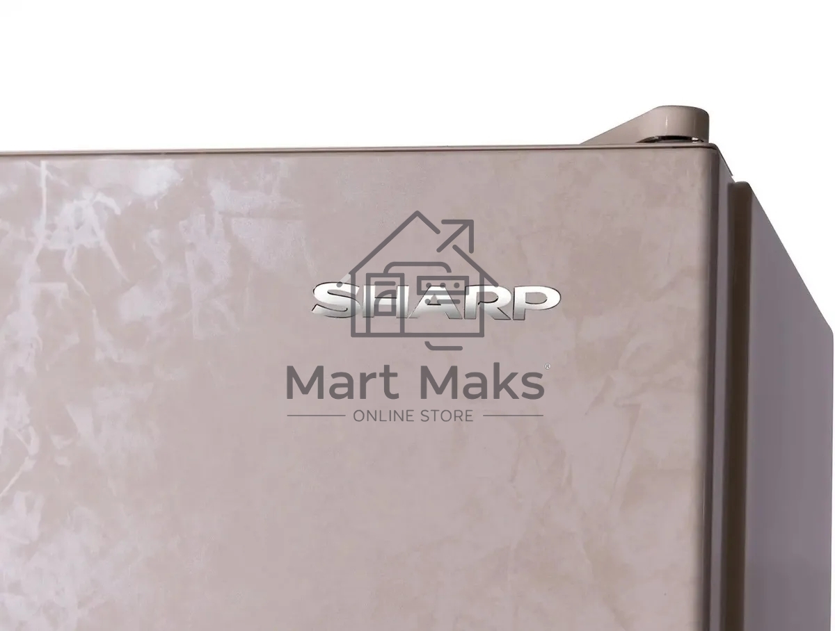 Холодильник Sharp SJ492IHXJ42R бежевый двухкамерный 333/128л морозилка снизу, No Frost