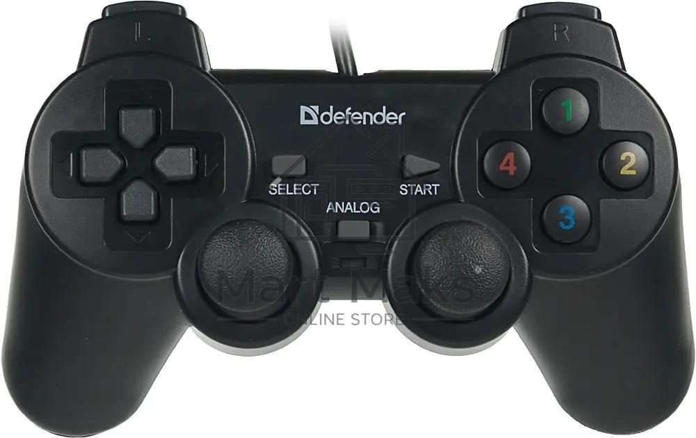 Геймпад Defender Omega USB, Проводной геймпад, 12 кнопок, 2 стика