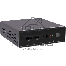 Мини ПК Digma Pro Minimax U1 i3 1215U (1.2) 8Gb SSD256Gb UHDG CR Windows 11 Professional GbitEth WiFi BT 60W темно-серый/черный (DPP3-8CXW01)