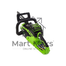 Цепная пила аккумуляторная (2005707UA) GreenWorks GD40CS15, 40V, 35 см, бесщеточная, 1,5 КВТ, с АКБ 2АЧ и ЗУ