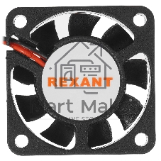Вентилятор корпусной Rexant RX 4010MS, 40 мм, 4800 об/мин, 20 дБ, 24V DC, без подсветки