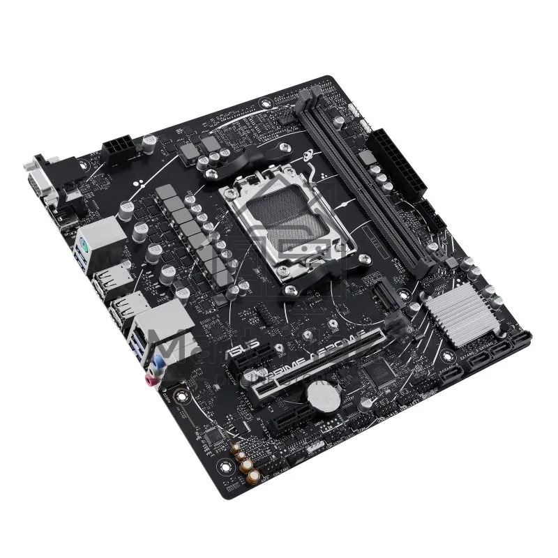 Материнская плата ASUS PRIME A620M-E-CSM, AM5, AMD A620, 2xDDR5, 4xSATA, 1xM.2, 1xPCI-E 4.0 x16, 1xPCI-E x1, 1xDisplayPort, 1xHDMI, 1xVGA, 1x 1Gb LAN, 4xUSB-A 3.2 Gen 1, 4xUSB-A 2.0, 3x3.5 мм, 7.1, Micro-ATX