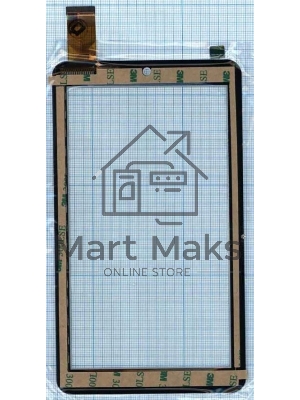 Сенсорное стекло (тачскрин) ZJ-70053A, белое