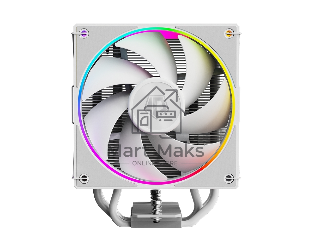 Кулер ID-Cooling Frozn A410 ARGB Wh белый 120мм алюминий+медь 2000rpm 30db 4-pin 220W 152мм