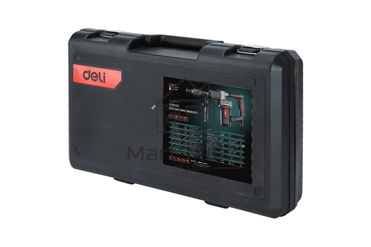 Отбойный молоток Deli DE-DG5-2E (1200Вт, 17Дж, кейс)
