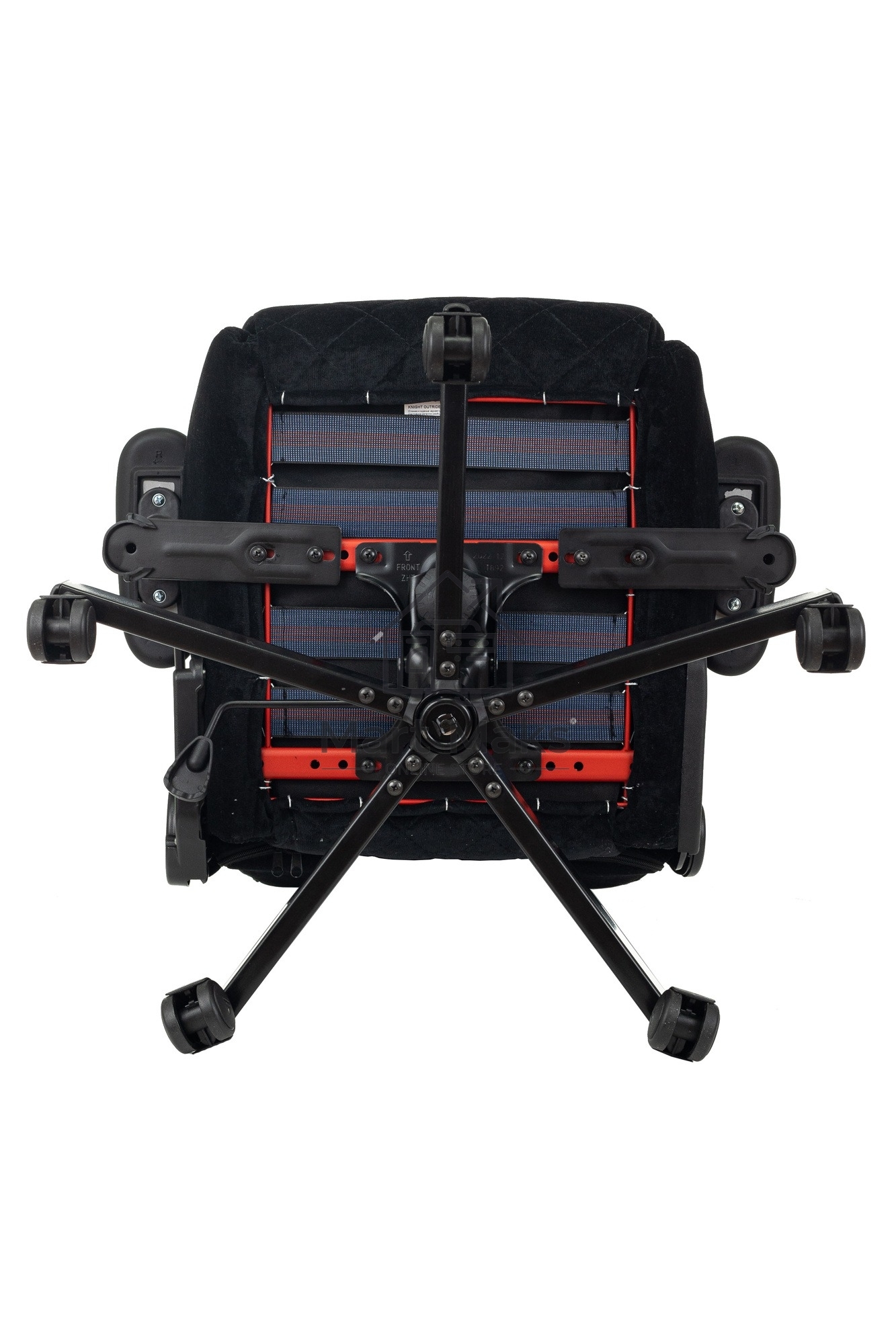 Кресло игровое Бюрократ Knight Outrider Light-20 черный с подголов. крестовина металл