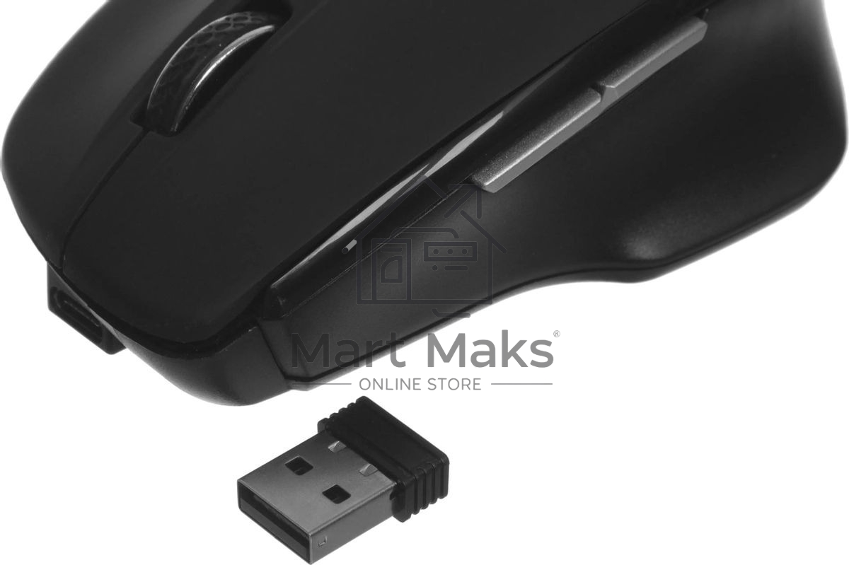 Мышь беспроводная SVEN RX-590SW черный, 1600 dpi, радиоканал, Bluetooth, USB, кнопки - 7