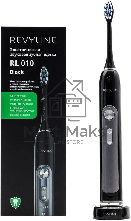 Электрическая зубная щетка Revyline RL 010, черная 4659