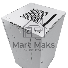 Шкаф телекоммуникационный напольный Cabeus SH-05C-12U60/80 серый, IP20, 12U, 730х600х800 мм (ВхШхГ), дверь: стекло, разборный