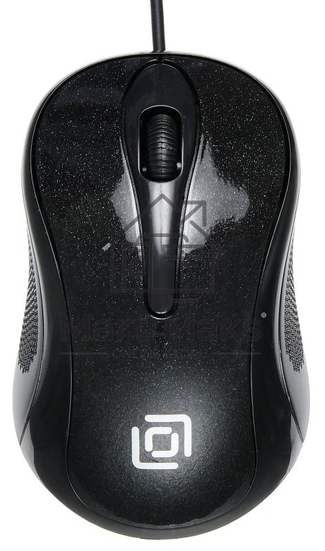 Мышь проводная Oklick 385M черный, 1000 dpi, USB, кнопки - 3