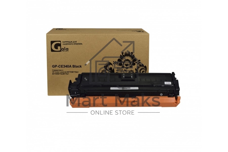 Картридж лазерный GalaPrint GP-CE340A (№651A) черный (13500 стр) для HP Color LaserJet M775/M775dn/M775f/M775z/M775z+
