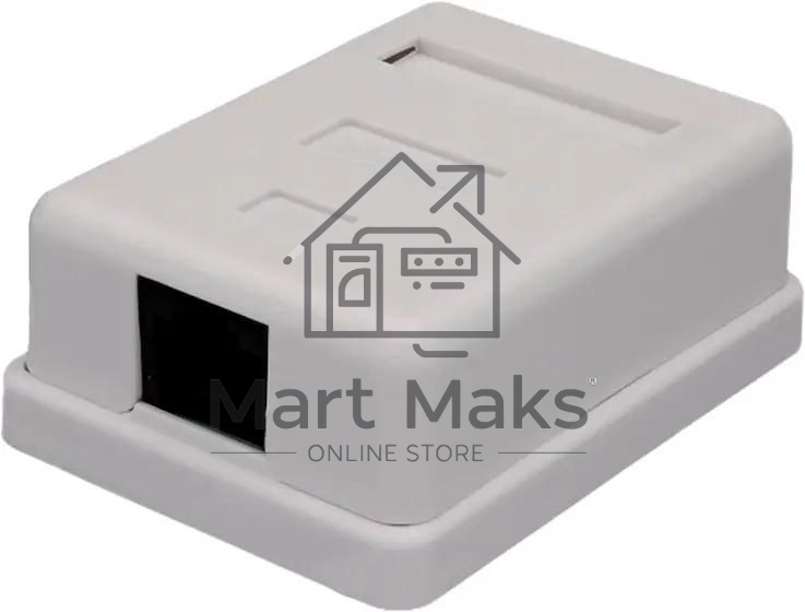 Розетка Suprlan 10-0355-1, RJ45 1 кат.6 UTP