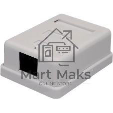 Розетка Suprlan 10-0355-1, RJ45 1 кат.6 UTP