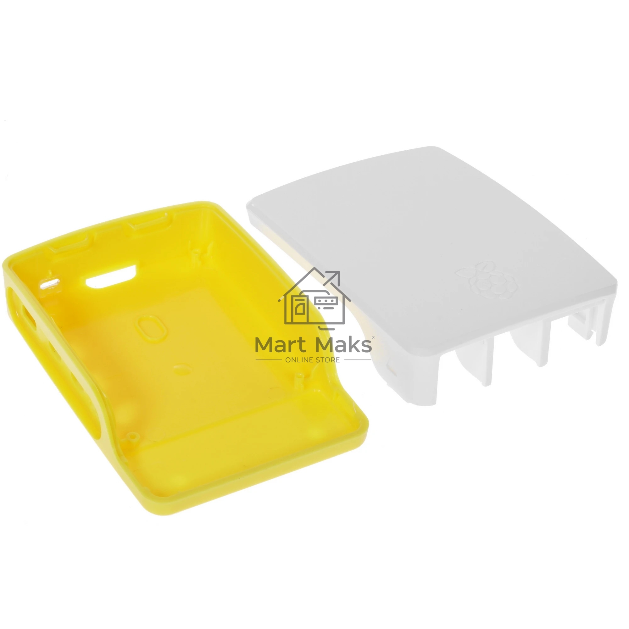 Корпус Qumo ABS Plastic, Raspberry Pi 4, White+Yellow(RS032)